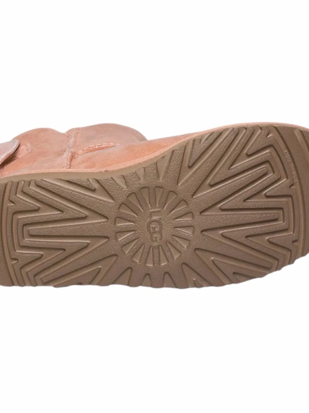 Rare! UGG Fluff Bow Mini Boots